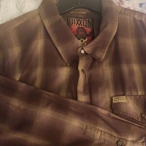 Dixxon The WYATT  Brown Plaid Shirt